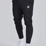 SikSilk - Black Hoodie and Joggers Set